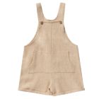 Billie Overalls | Heathered Sand