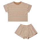 Summer Waffle Set | Camel Stripe