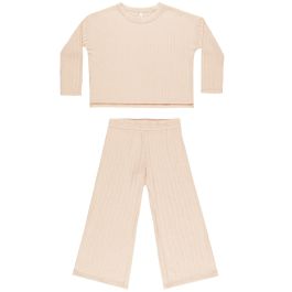 Cozy Rib Knit Set | Shell