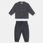 Justin Linen Shirt & Rob Linen Pants | Anthrarcite