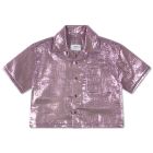 Cropped Boxy Shirt | Sparkling Violet