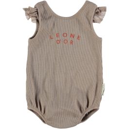 Ribbed Body Nut W/ 'Leone D'or' Print