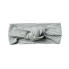 Ribbed Turban | Eucalyptus Stripe