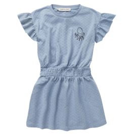 Ruffle Sleeve Octopus Dress | Tobacco