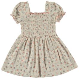 Floral Checked Dress