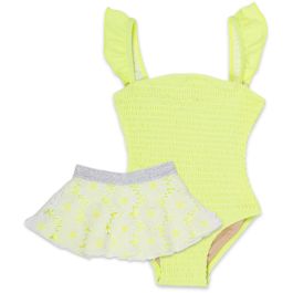 Citron Daisy One Piece W/ Tutu
