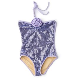 One Shoulder Sequin | Purple