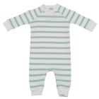 Seafoam & White Breton Stripe All-In-One