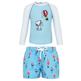 Snoopy Swim Shorts & Rash Vest
