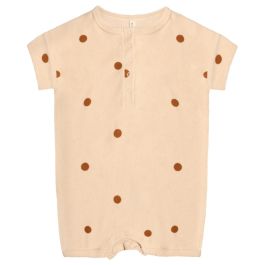 Spice Dots Terry Beach Romper