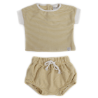 Spring Tee & Bloomer | Stripey Lemon-ade