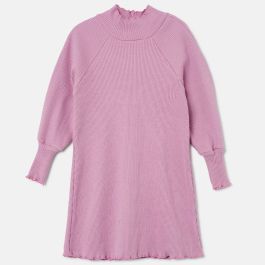 Soft Rib Dress | Pink
