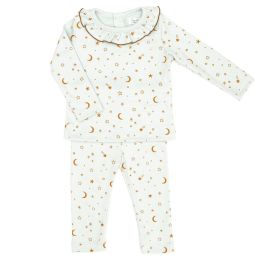 Ruffle Set | Sky Blue Stars