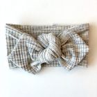 Top Knot Headband | Ribbed Cookies N' Cream