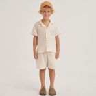 Nude Waffle Shirt & Nude Waffle Shorts