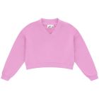 V-Neck Cropped Sweater