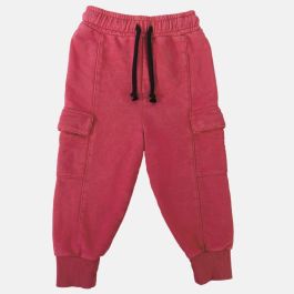 Washed Pink Cargo Pants