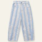 Square Pocket Jean | Soft Pink Stripe