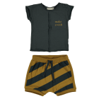 Wish T-Shirt Baltic & Twist Shorts Ocher