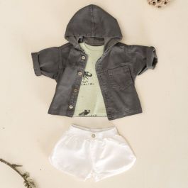 3 Piece Baby Set | Tshirt + Shorts + Twill Jacket
