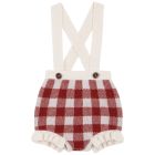 Gingham Russet Straps Bloomer