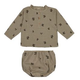 Olympe Blouse & Ami Bloomers | Greige Plums