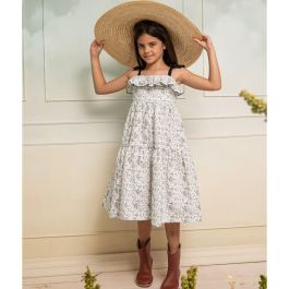 Galaxia Dress in Toile Print