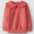 Sweatshirt W/ Rickrack Detail On Collar