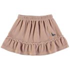 Skirt Velour Nude