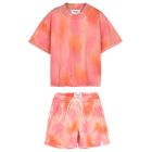 Rainbow Tie & Dye Fitted T-Shirt & Shorts