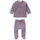 Baby Cardigan & Footie | Purple