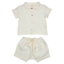 Linen Baby Shirt & Shorts | Sugar