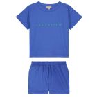 Tee Dylan Jersey & Short Liam Fleece | Super Blue + Print Fantastico