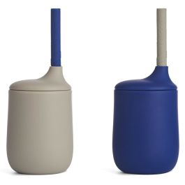 Ellis Sippy Cup 2 Pack | Mist/Surf Blue Mix