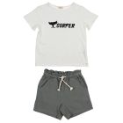 Surfer T-Shirt & Fleece Short Pants