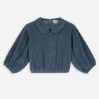 Top Mathilde Ribbed Velvet Orage