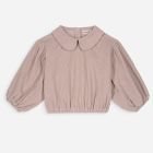 Top Mathilde Ribbed Velvet Sand
