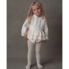Knitted Romper Suit W/ Collar