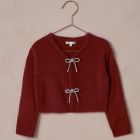 Bow Cardigan Ruby
