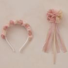 Pom Pom Crown & Wand Pink Ombre