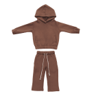 Hooded Sweater & Straight Leg Sweatpants | Cocoa