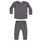 Pointelle L/S Top & Pointelle Legging | Dark Floral