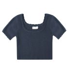 Scallop Tee Navy