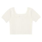 SCALLOP TSHIRT NATURAL