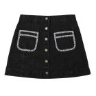 Denve Mini Skirt Washed Black