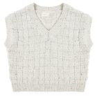 Sweater Vest Oatmeal Speckle