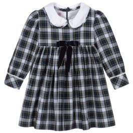 Blue & Green Tartan Dress