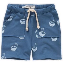 Sweat Short Pocket Coconut Print