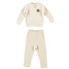 Jackard Sweatshirt-Hedgehog & Leging Jackard | Ecru