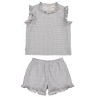 Tirra Top & Pala Frill Shorts Mini Check